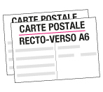 imprimer carte postale