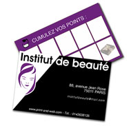 impression carte fidelite