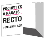 pochette a rabats